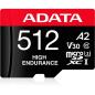 Preview: ADATA High Endurance 512 GB microSDXC, Speicherkarte (UHS-I U3, Class 10, V30, A2)